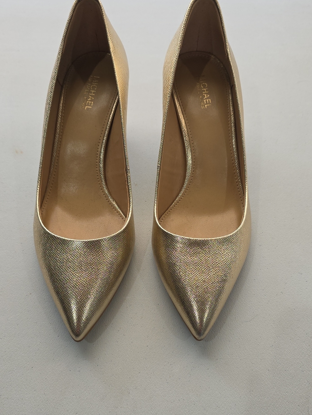 MICHAEL Michael Kors Metallic Gold Pointed-Toe Pumps